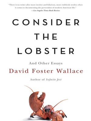 cover image of Consider the Lobster